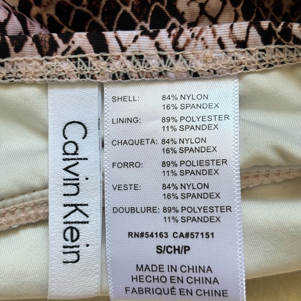 ❤️2/$15 or 3/$21❤️ NWT Calvin Klein Tankini Top, Size Small - Picture 6 of 9